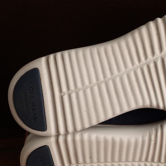 Cole Haan Oxfords Men SZ 11M Blue Stitchlite Zerogrand Wingtip Dress Shoe C27569 - Picture 10 of 13